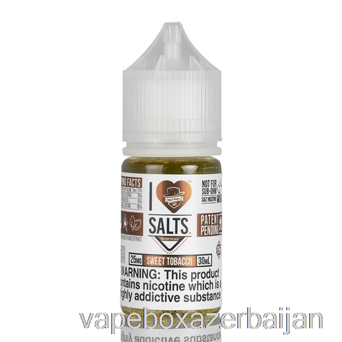 E-Juice Vape Sweet Tobacco - I Love Salts - 30mL 50mg